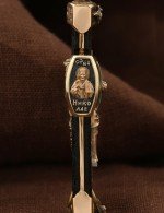 Крест из золота c эбеновым деревом