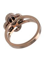 Кольцо из золота c бриллиантами и ониксом