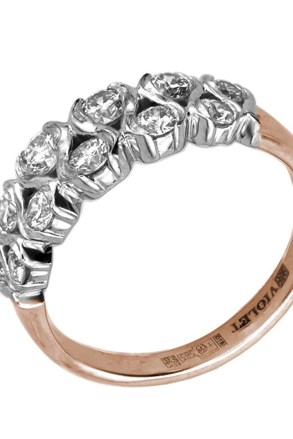 Кольцо из золота c бриллиантами