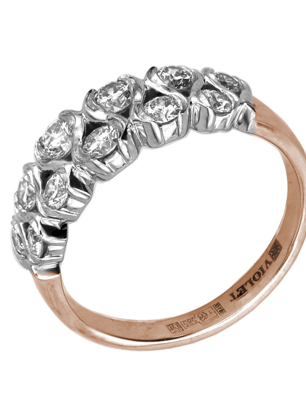 Кольцо из золота c бриллиантами