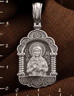 Образок из белого золота