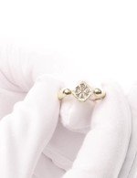 Кольцо из зелёного золота