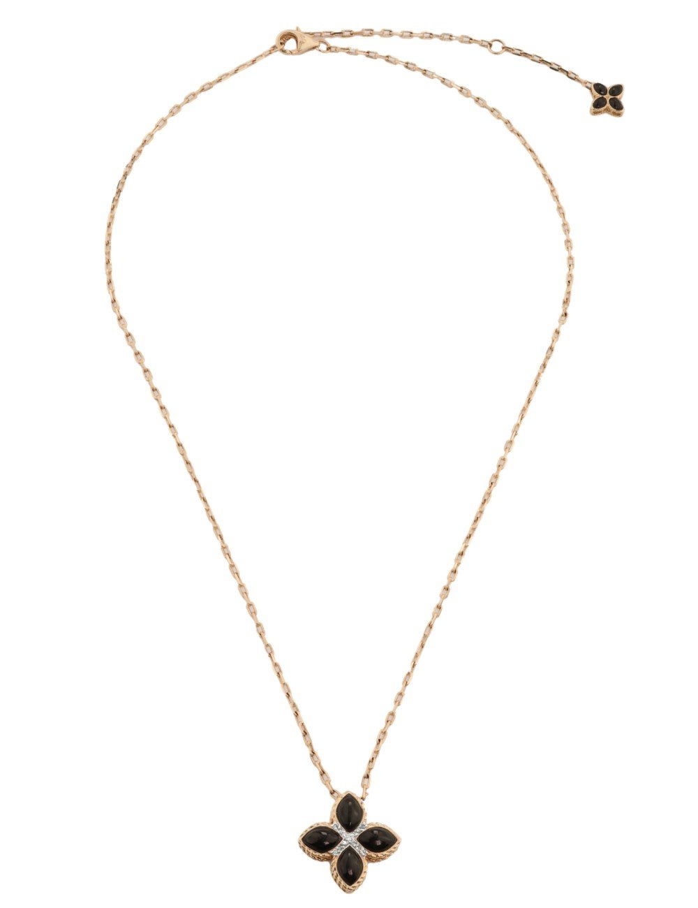 Колье из золота c бриллиантами и ониксом