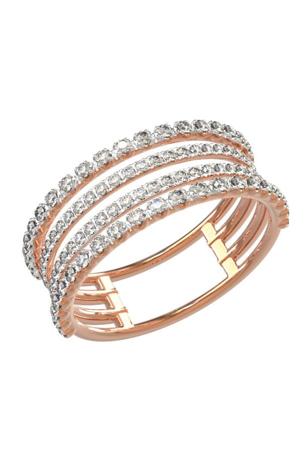 Кольцо из золота c бриллиантами