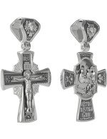 Крест из белого золота