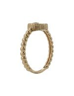 Кольцо из золота c бриллиантами и перламутром