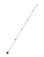 Браслет из белого золота c топазом London