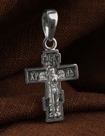 Крест из белого золота