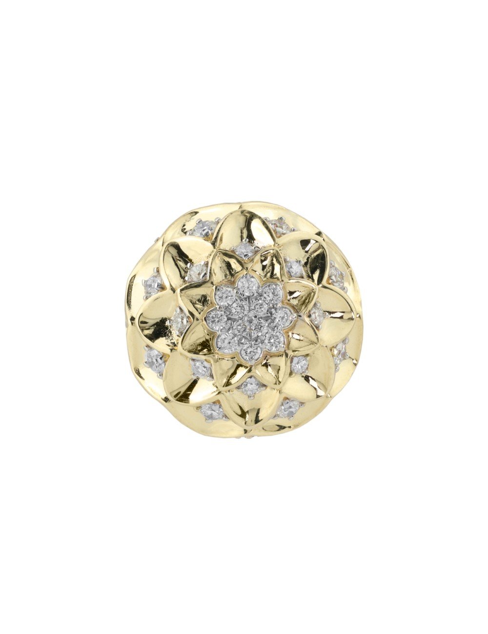 Подвеска из лимонного золота c бриллиантами