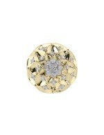 Подвеска из лимонного золота c бриллиантами