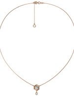 Колье из золота c бриллиантами и перламутром