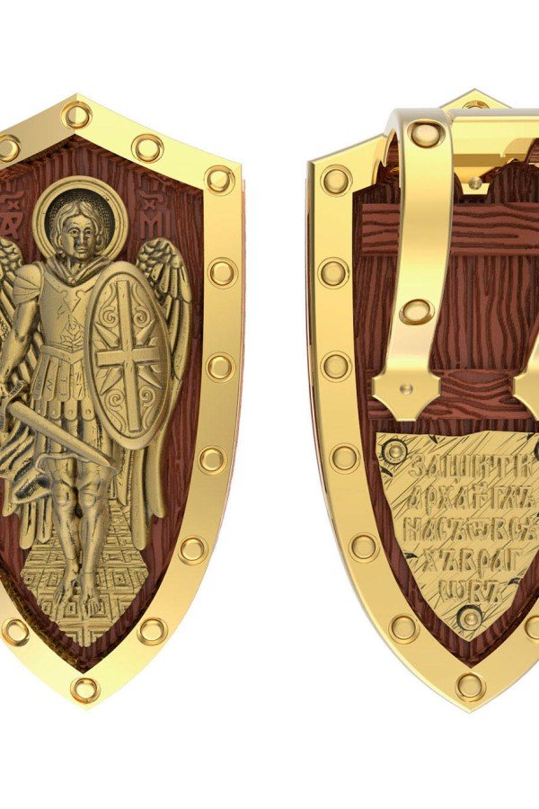 Образок из лимонного золота c деревом груши