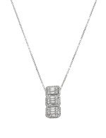 Колье из белого золота c бриллиантами