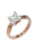 Кольцо из золота c бриллиантами