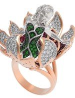 Кольцо из золота c фианитом