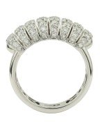 Кольцо из белого золота c бриллиантами