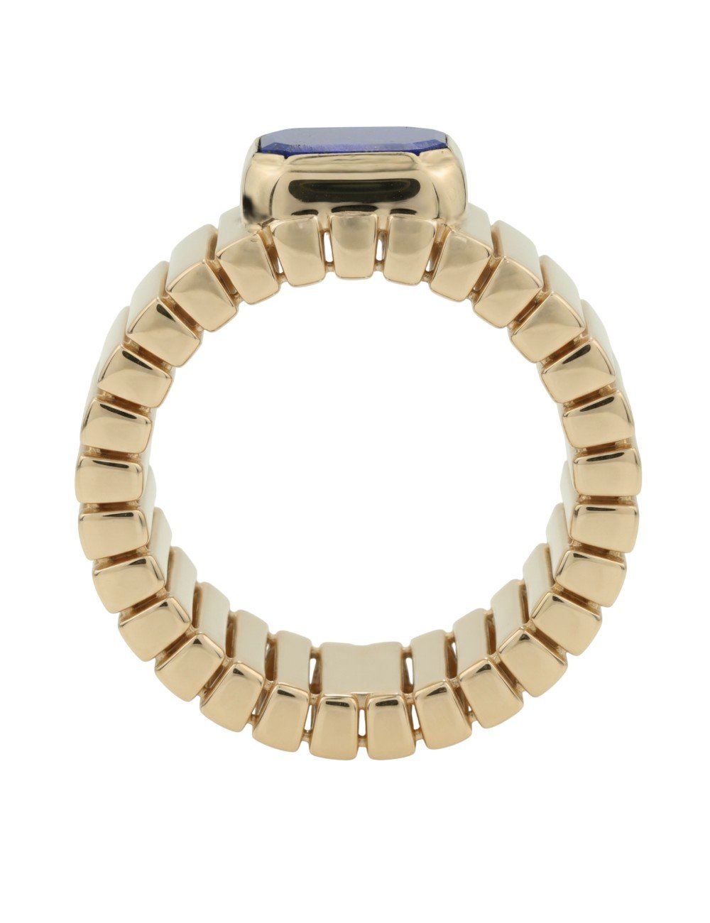 Кольцо из золота c лазуритом