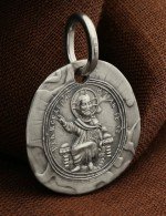 Образок из белого золота