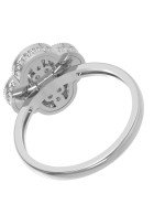 Кольцо из белого золота c бриллиантами