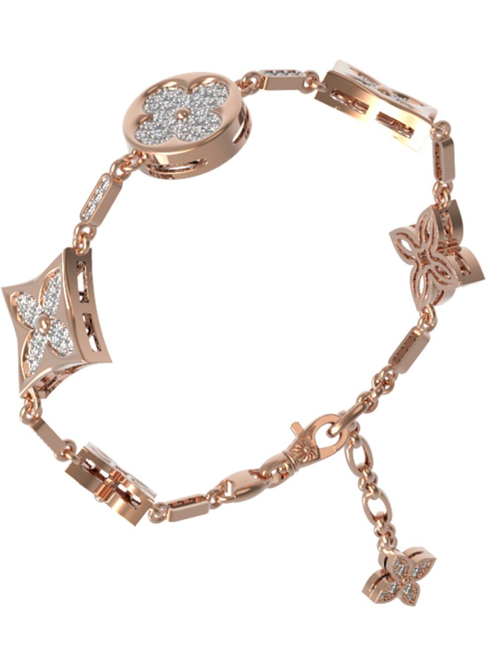 Браслет из золота c бриллиантами