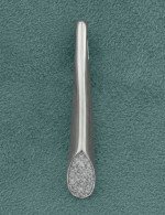 Подвеска из белого золота c бриллиантами