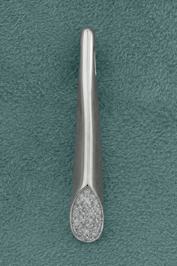 Подвеска из белого золота c бриллиантами