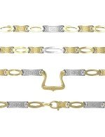 Цепь из лимонного золота