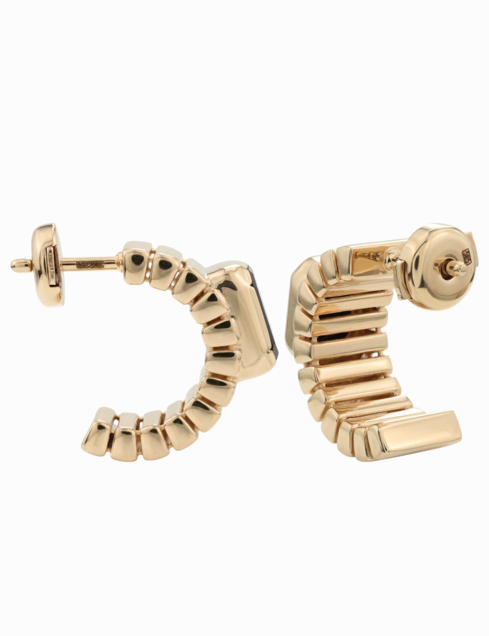 Серьги из золота c ониксом