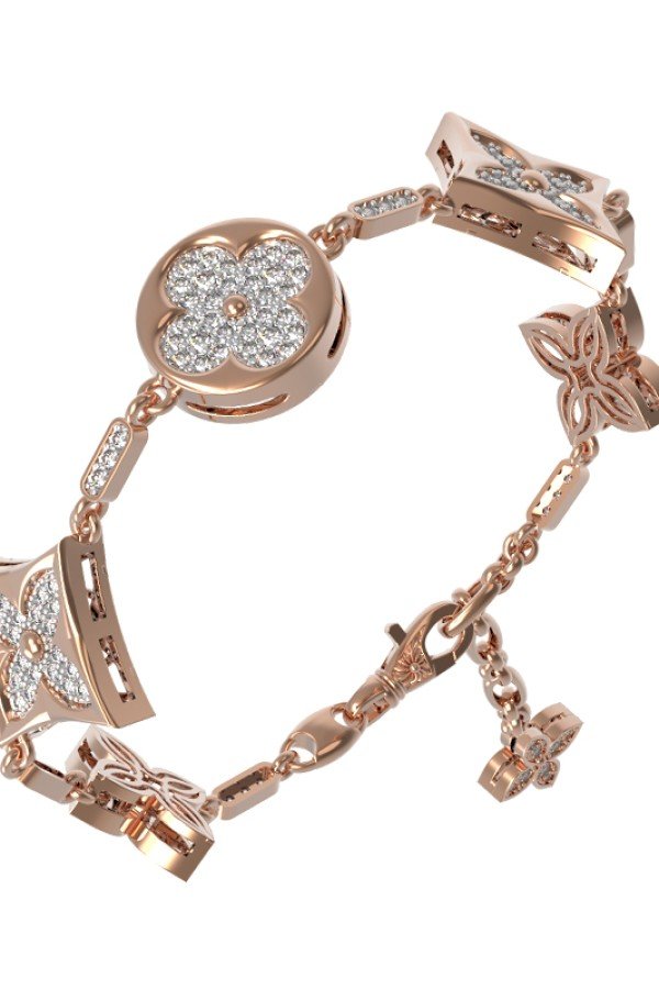 Браслет из золота c бриллиантами