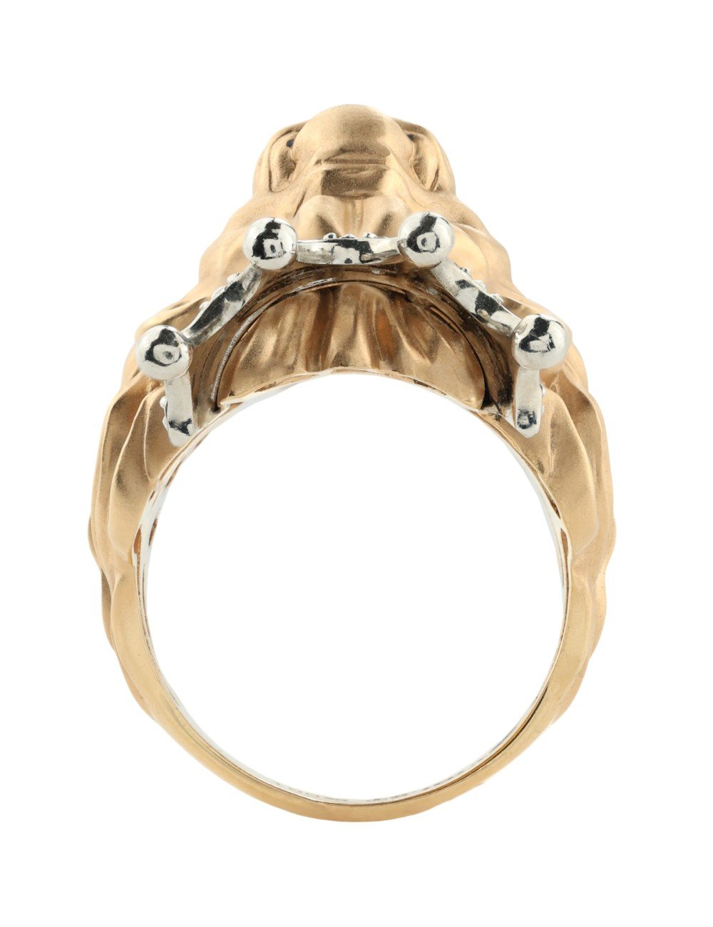 Кольцо из золота c эмалью и бриллиантами