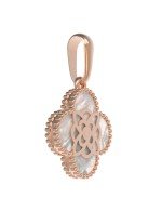 Подвеска из золота c бриллиантами и перламутром