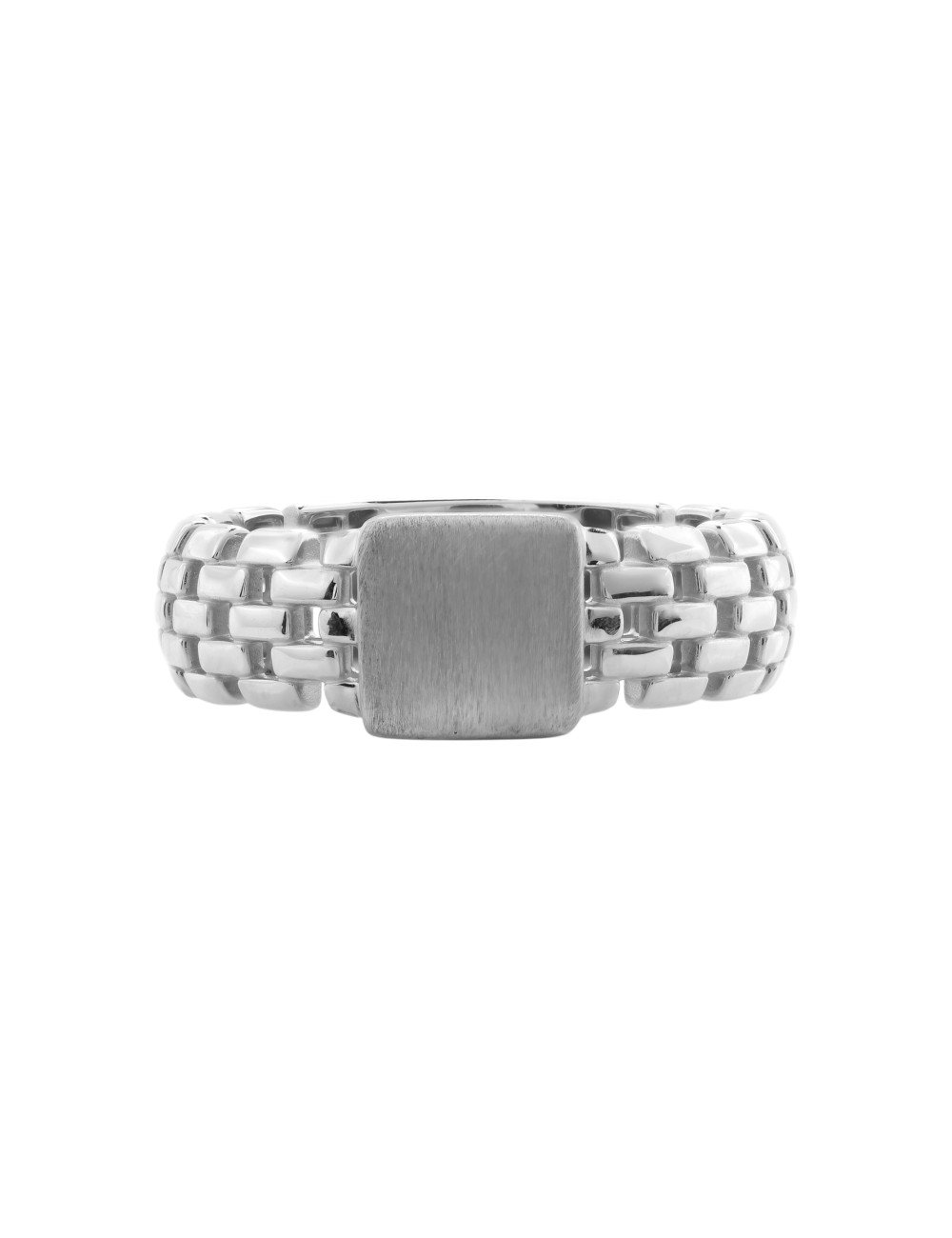 Кольцо из белого золота