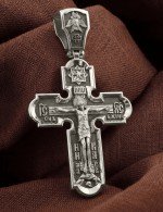 Крест из белого золота