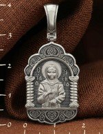 Образок из белого золота