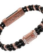 Браслет из золота c бриллиантами и ониксом