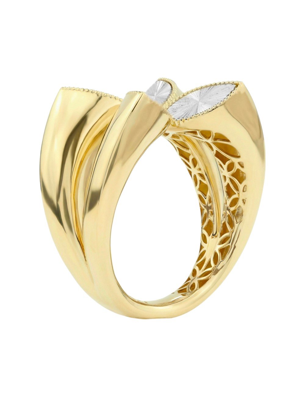 Кольцо из лимонного золота