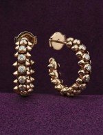 Серьги из розового золота c бриллиантами