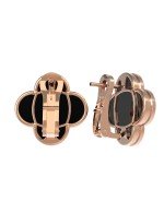 Серьги из золота c ониксом