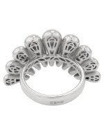 Кольцо из белого золота c бриллиантами