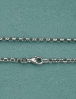 Цепь из белого золота