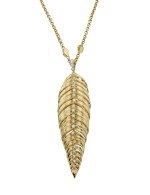 Колье из лимонного золота c бриллиантами