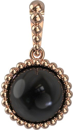Подвеска из золота c ониксом