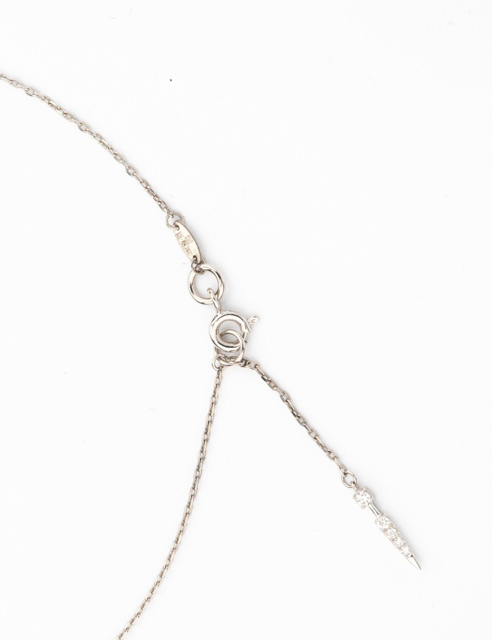 Колье из белого золота c бриллиантами