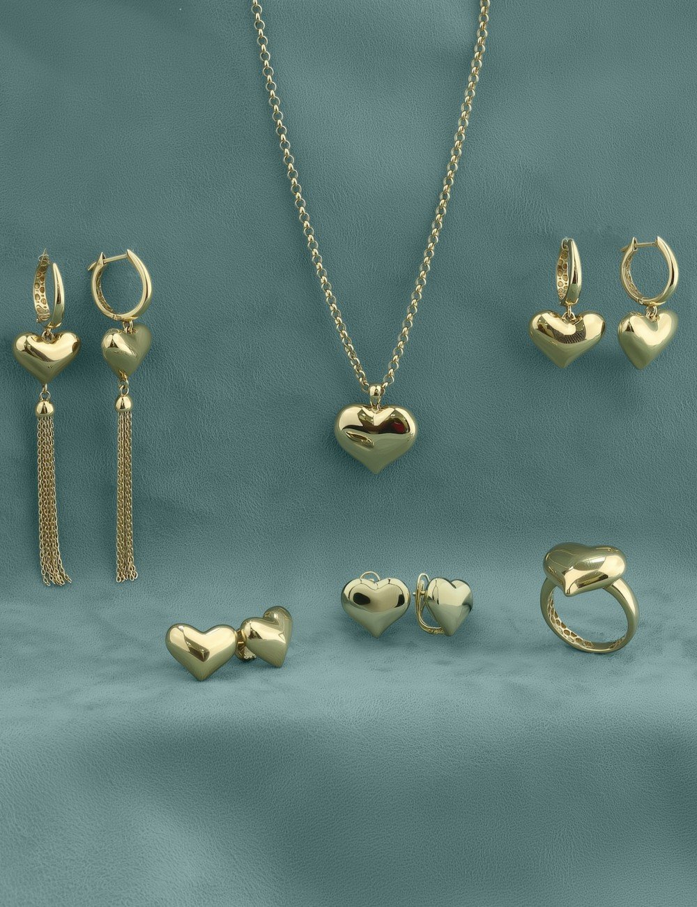 Серьги из лимонного золота