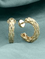 Серьги из лимонного золота