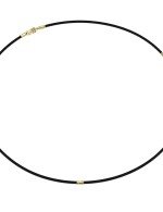 Шнурок шёлковый из лимонного золота c шёлковым шнурком