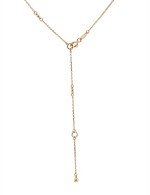 Колье из золота c бриллиантами, ониксом и перламутром