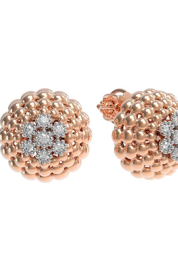 Серьги из золота c бриллиантами