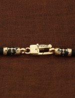 Шнурок шёлковый из лимонного золота c шёлковым шнурком