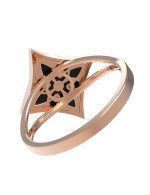 Кольцо из золота c ониксом